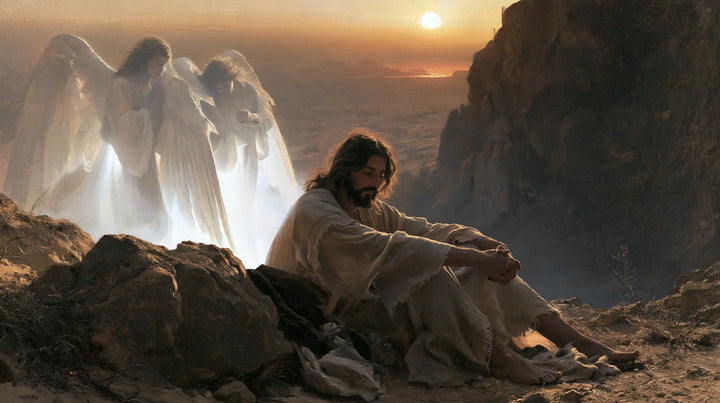 Jesus in the Desert - Angels After the Temptation · Landscape n° 18