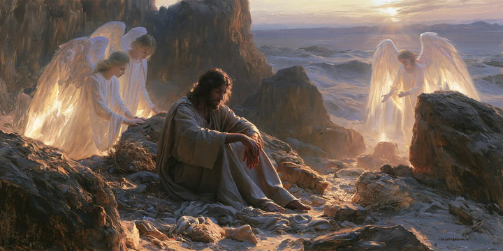 Jesus in the Desert - Angels After the Temptation · Landscape n° 19