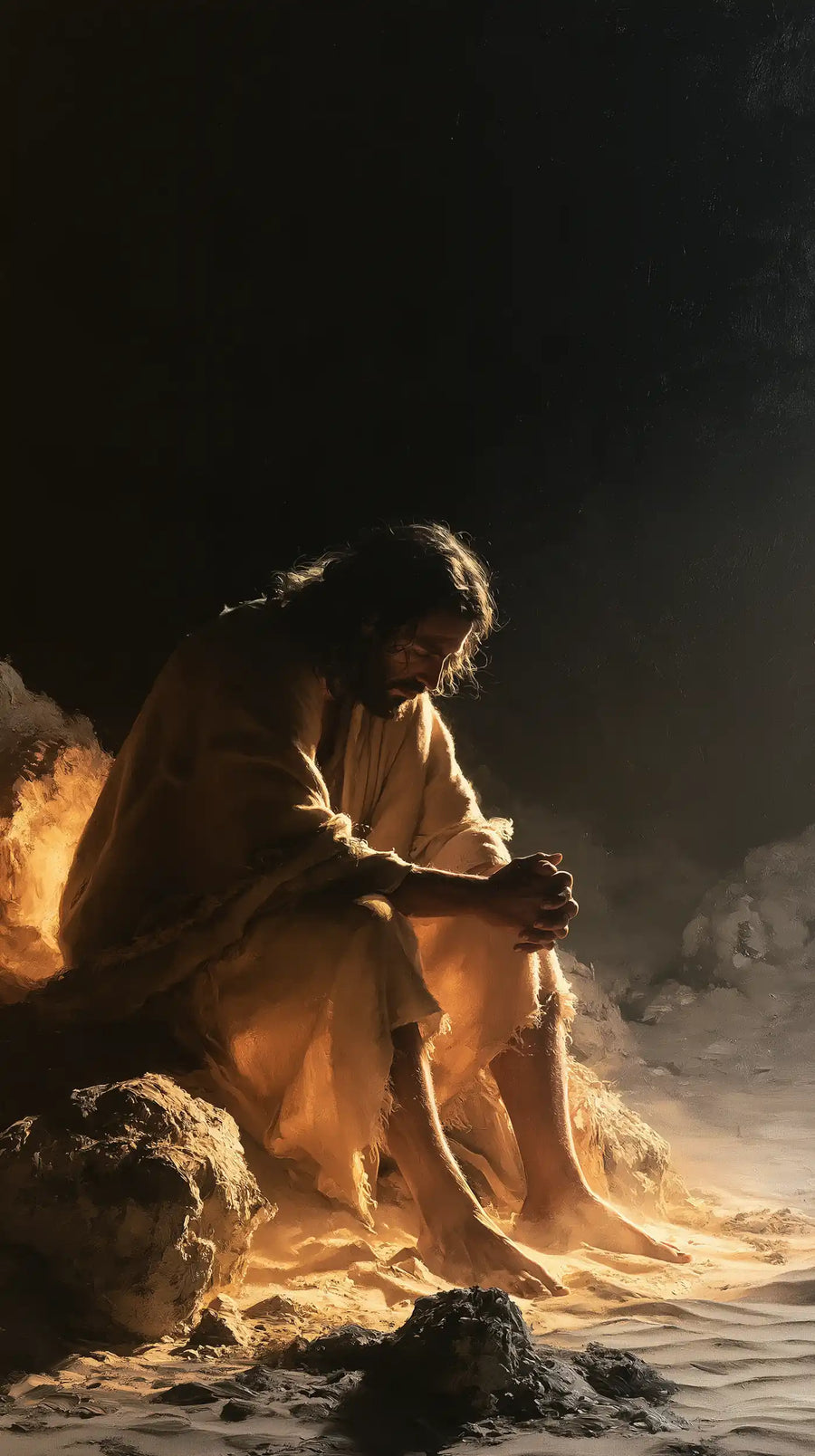 Jesus in the Desert - Christ as Divine Light · Portrait n° 6