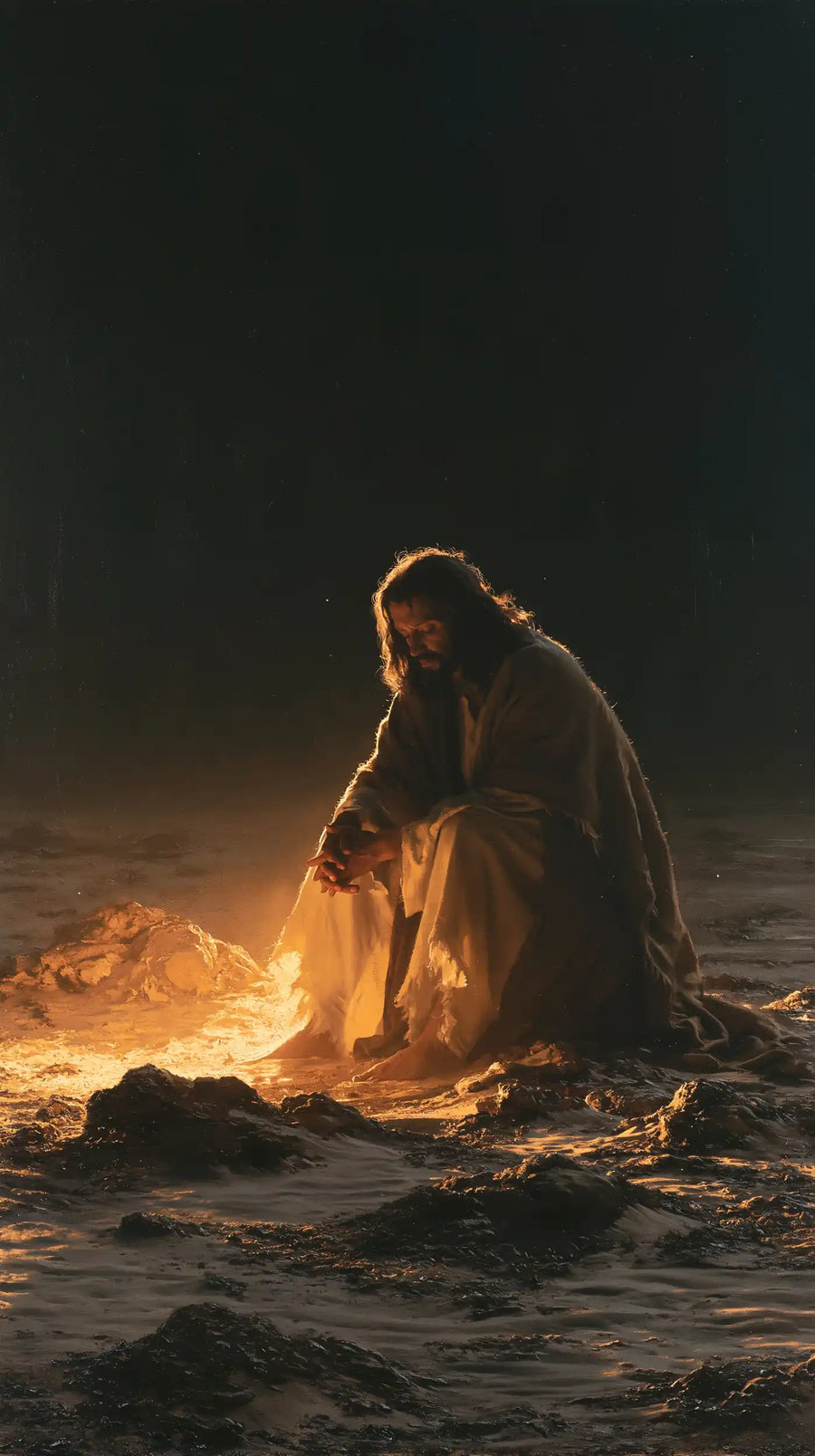 Jesus in the Desert - Christ as Divine Light · Portrait n° 9