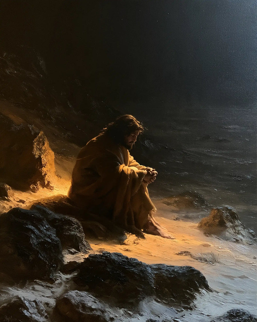 Jesus in the Desert - Christ as Divine Light · Portrait n° 14