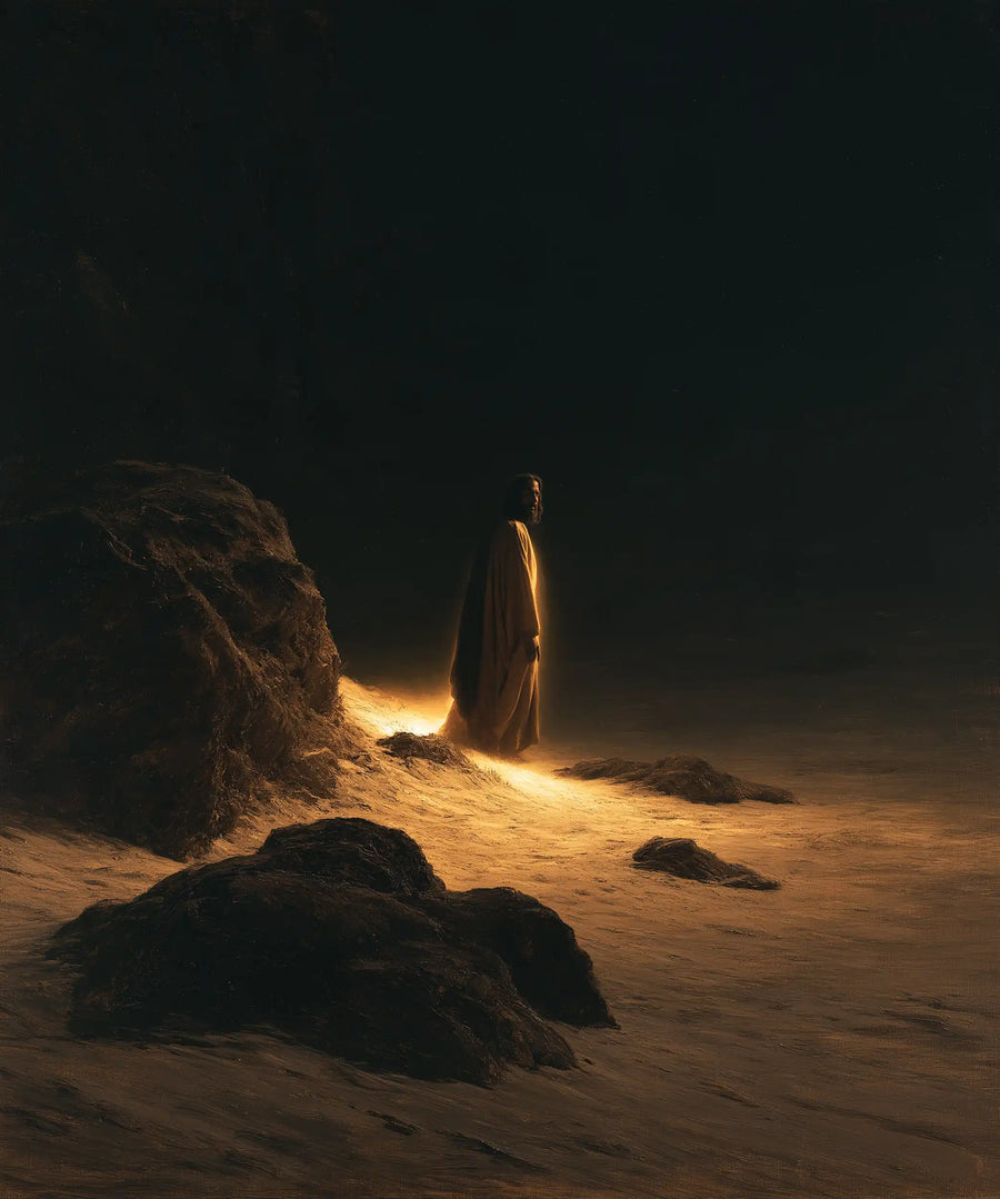Jesus in the Desert - Christ as Divine Light · Portrait n° 15