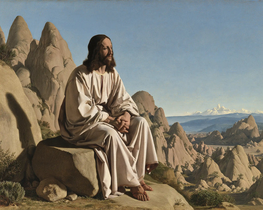 Jesus in the Desert - Florentine Renaissance · Landscape n° 5