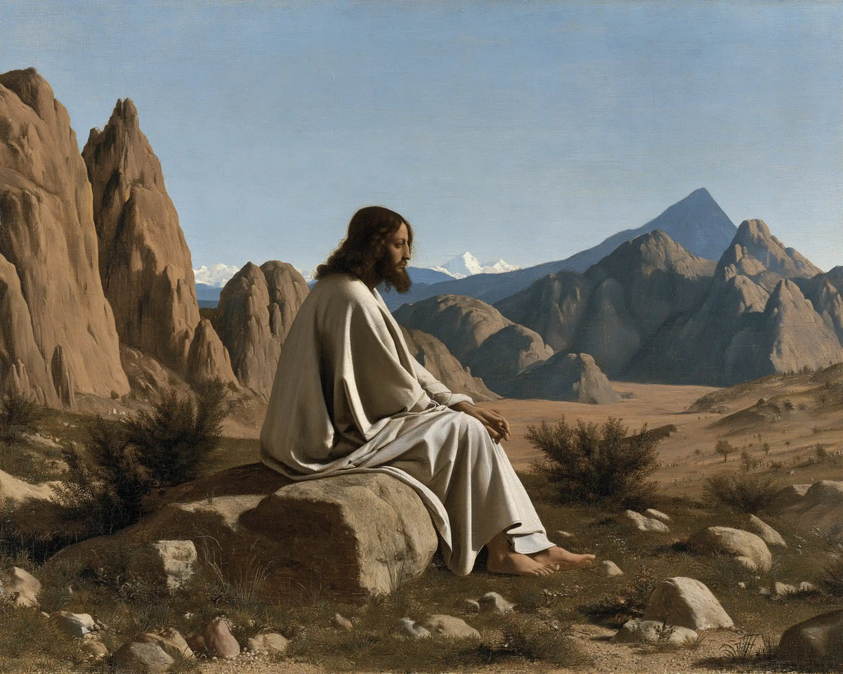 Jesus in the Desert — The Gaze Towards the Deserted Valley