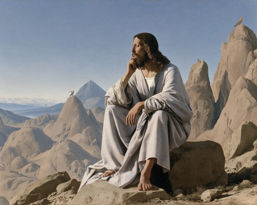 Jesus in the Desert - Florentine Renaissance · Landscape n° 8