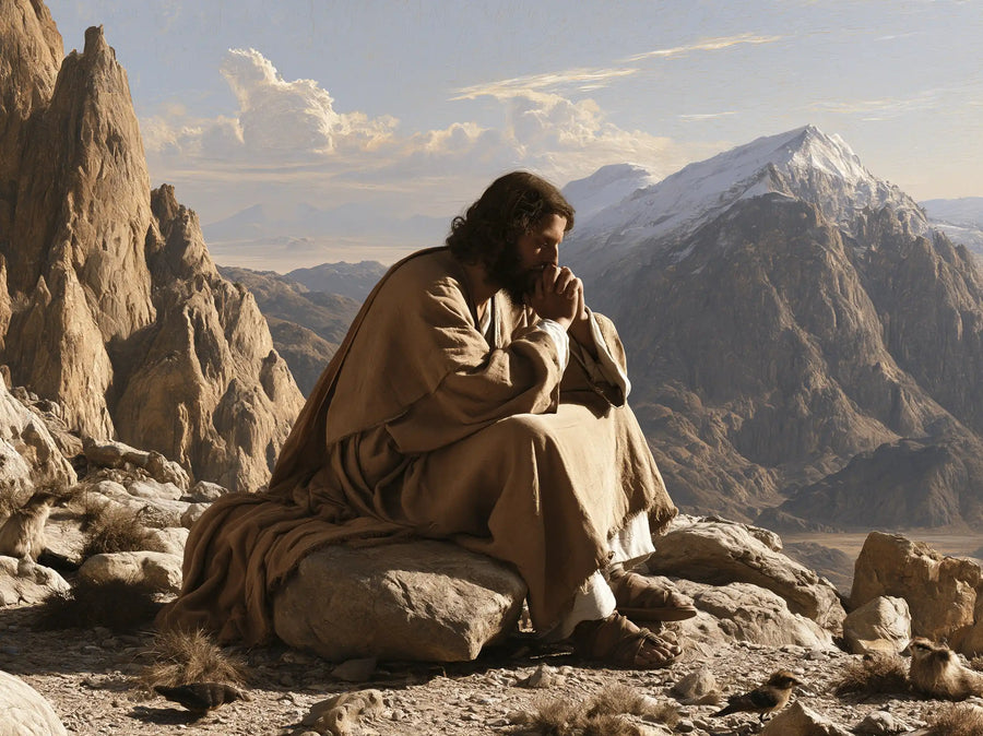 Jesus in the Desert - Florentine Renaissance · Landscape n° 9