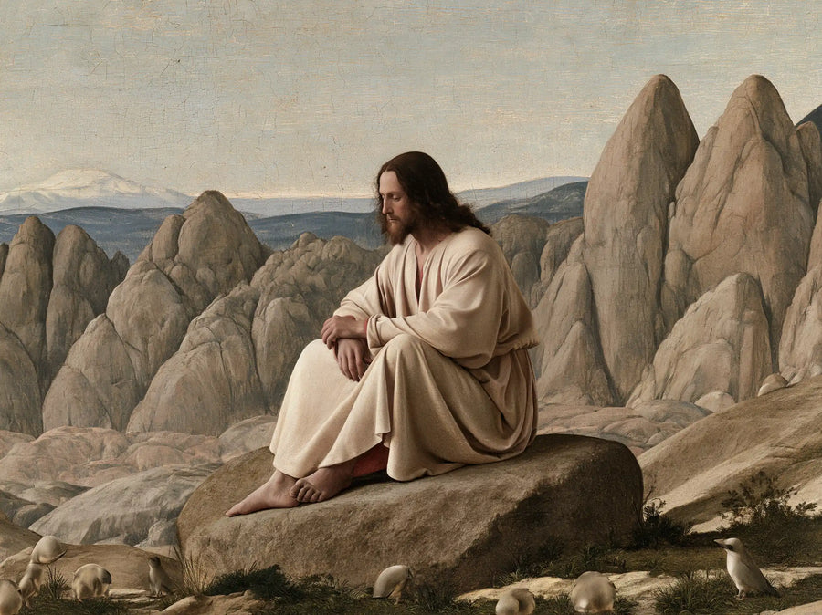 Jesus in the Desert - Florentine Renaissance · Landscape n° 10