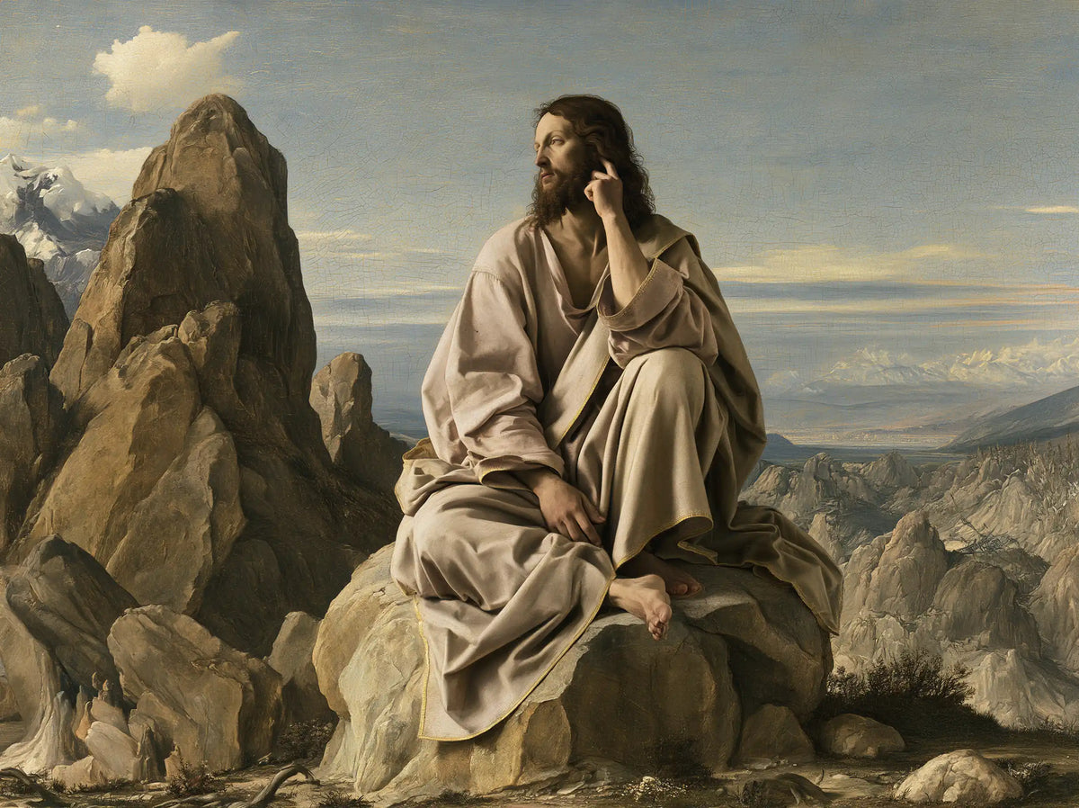 Jesus in the Desert — Thought Beside the Great Pinnacle