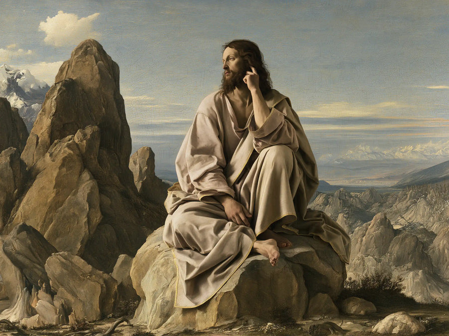 Jesus in the Desert - Florentine Renaissance · Landscape n° 12