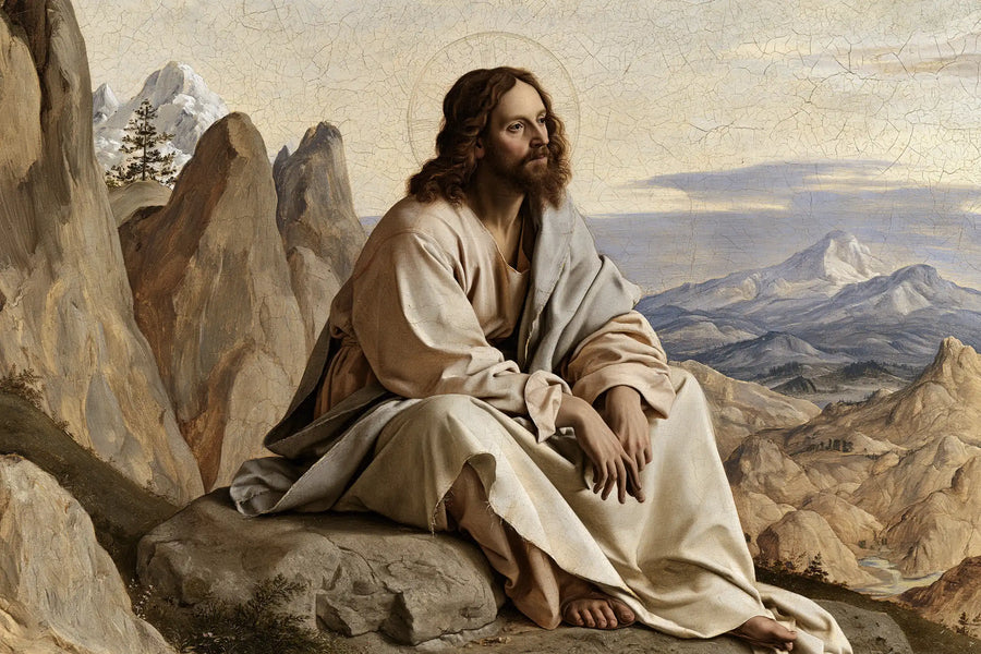 Jesus in the Desert - Florentine Renaissance · Landscape n° 16