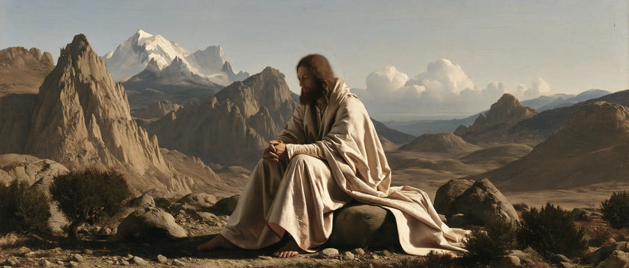 Jesus in the Desert - Florentine Renaissance · Landscape n° 27