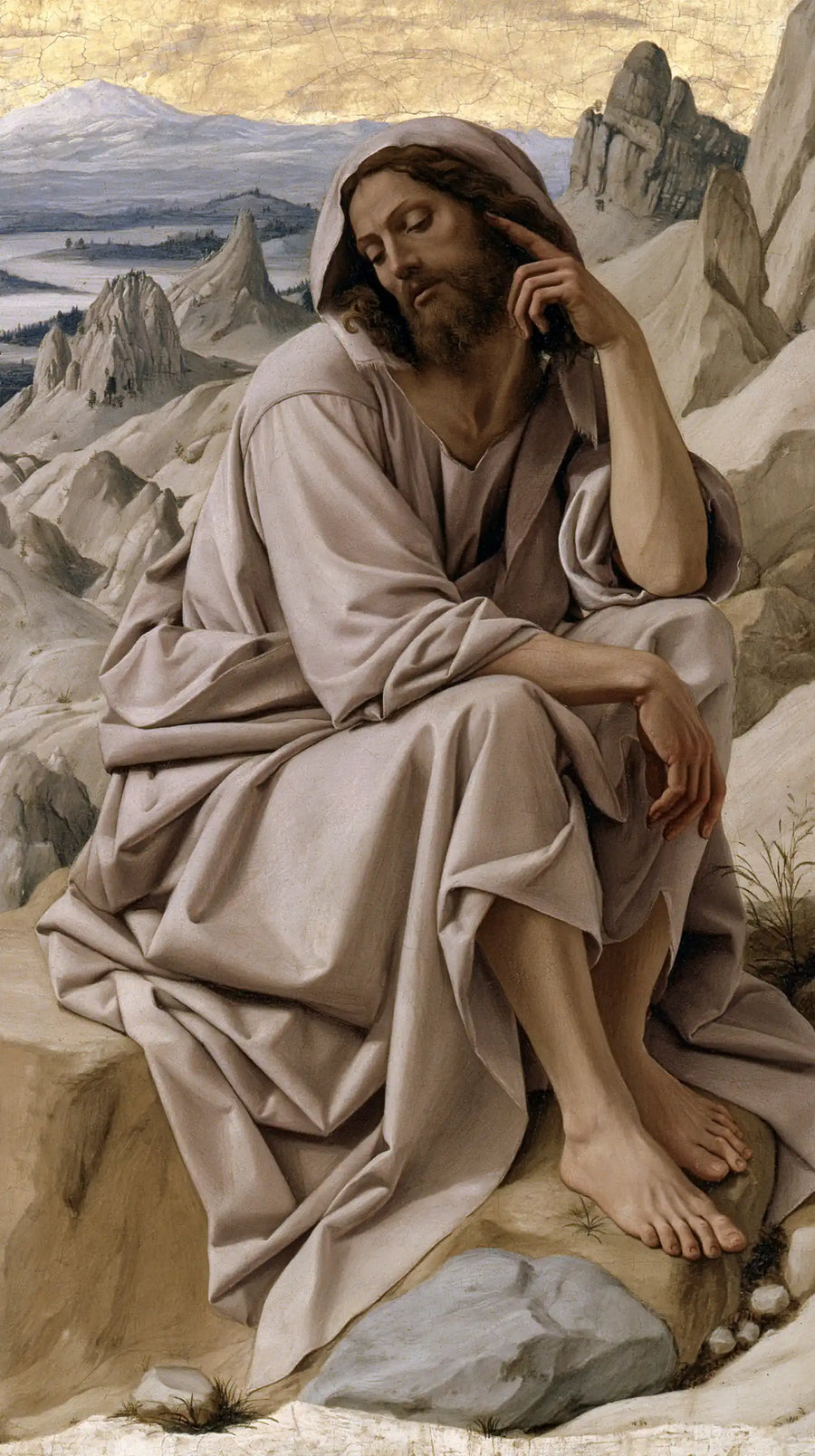 Jesus in the Desert - Florentine Renaissance · Portrait n° 1