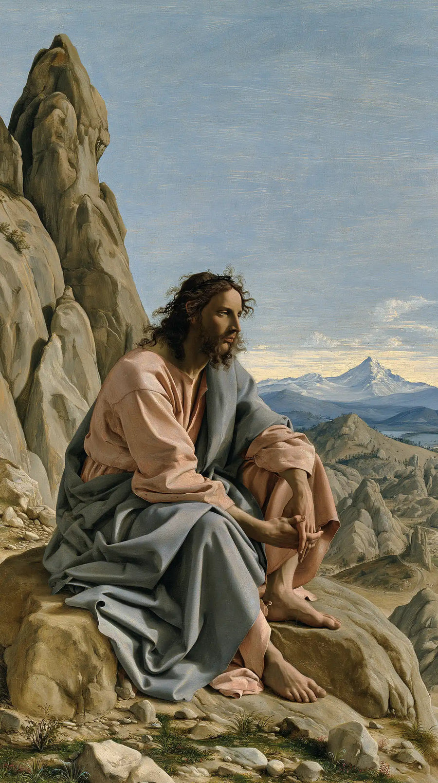 Jesus in the Desert - Florentine Renaissance · Portrait n° 2