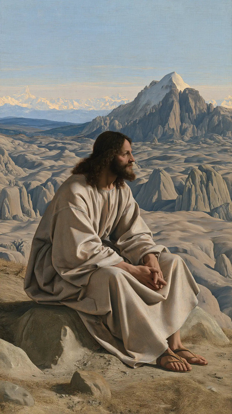 Jesus in the Desert - Florentine Renaissance · Portrait n° 8