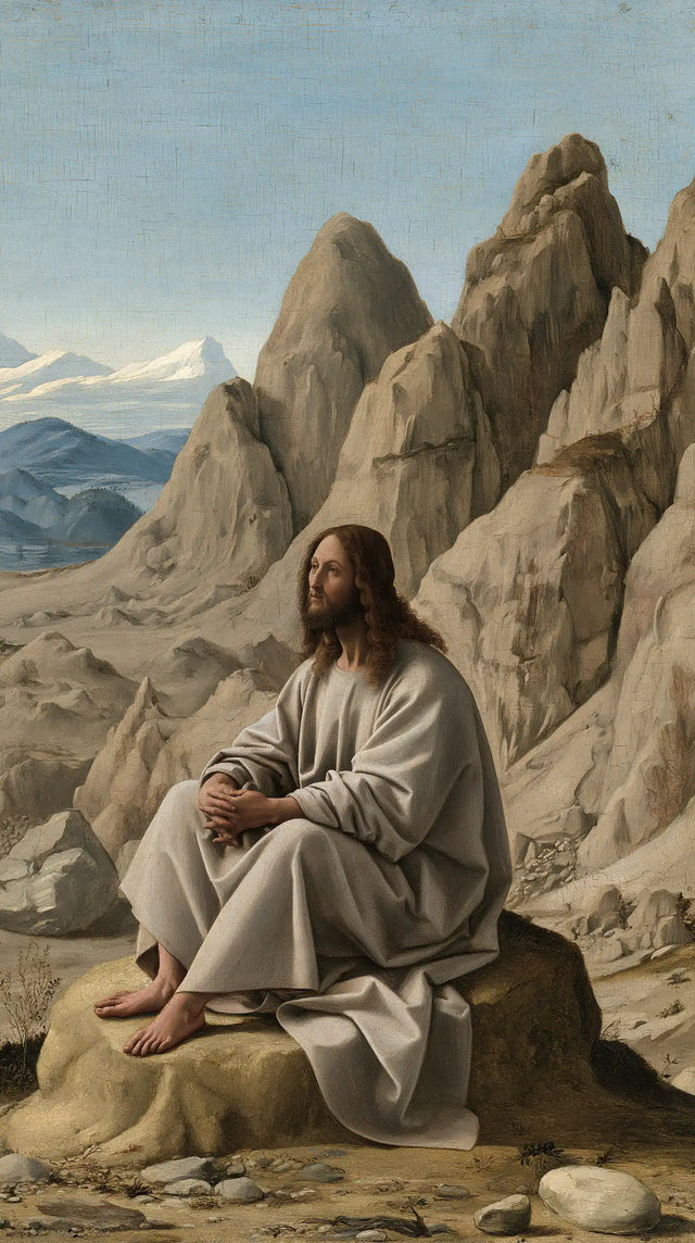 Jesus in the Desert — The Halt at the Foot of the High Sentinels