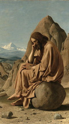 Jesus in the Desert — Thought in the Shelter of the Great Rock