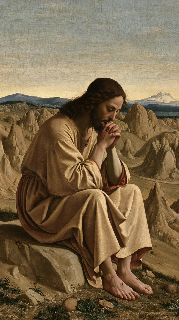 Jesus in the Desert — Prayer in the Sandy Day