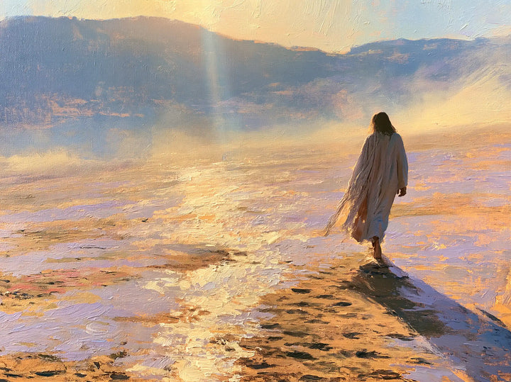Jesus in the Desert - Impressionist · Landscape n° 7