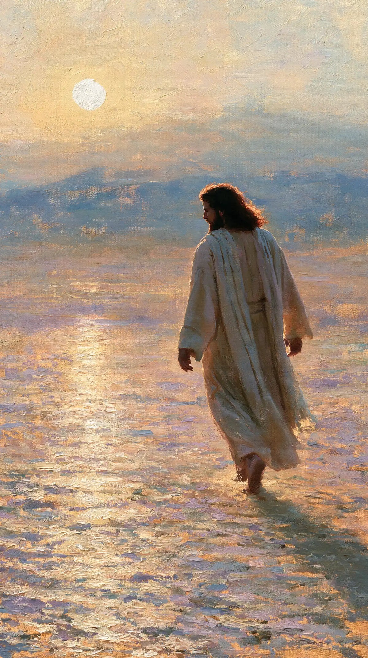 Jesus in the Desert — The Day’s Farewell upon the Pale Robe