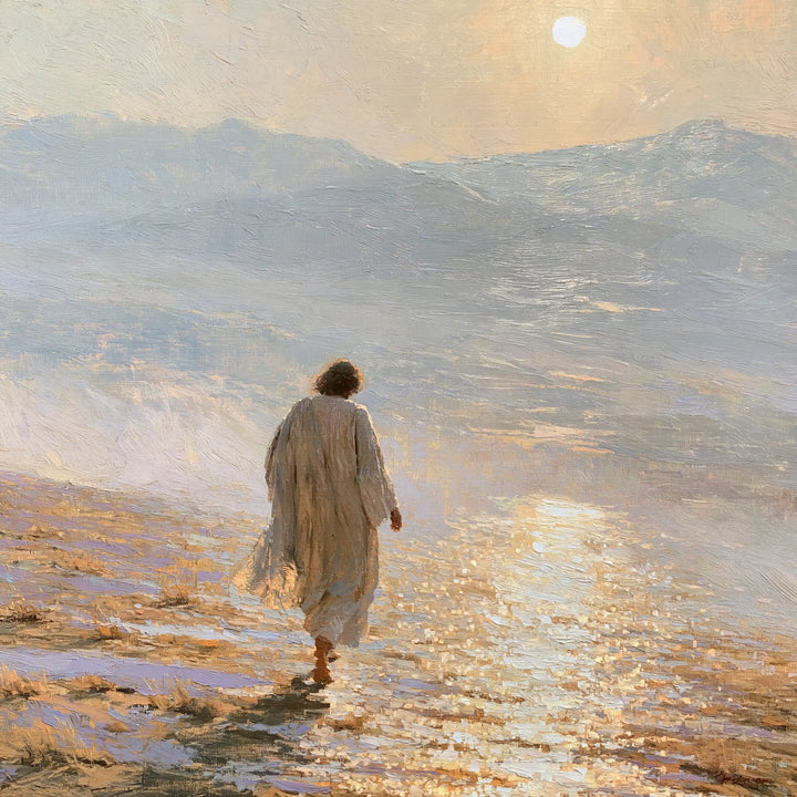 Jesus in the Desert — The Step in the Silver Mist