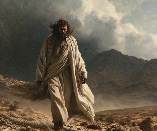 Jesus in the Desert - The Inner Struggle · Landscape n° 3
