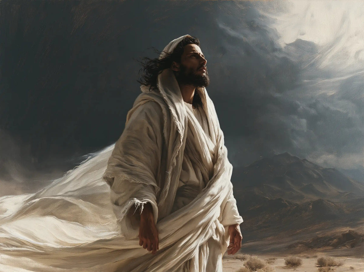 Jesus in the Desert - The Inner Struggle · Landscape n° 6