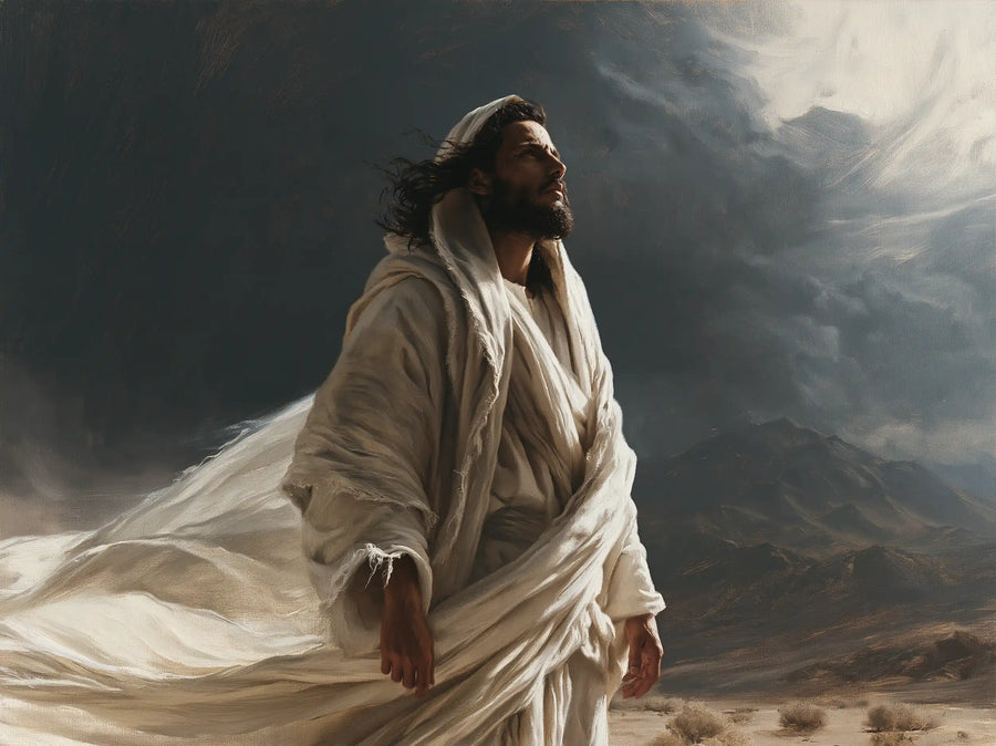 Jesus in the Desert - The Inner Struggle · Landscape n° 6