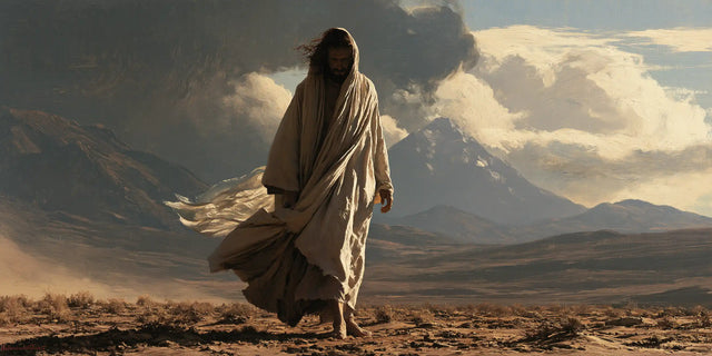 Jesus in the Desert - The Inner Struggle · Landscape n° 21