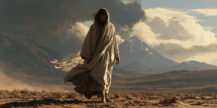 Jesus in the Desert - The Inner Struggle · Landscape n° 21