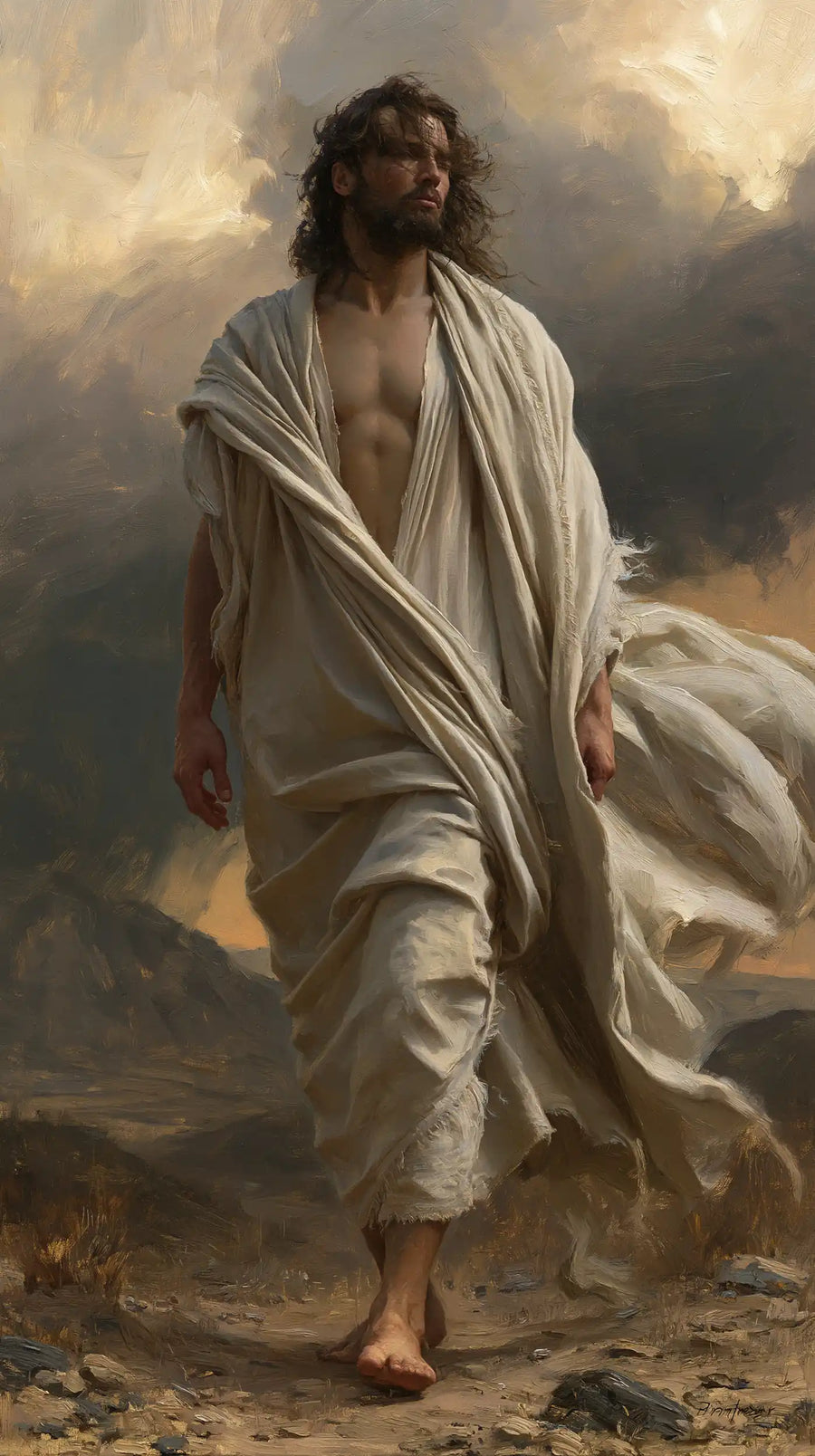 Jesus in the Desert - The Inner Struggle · Portrait n° 3