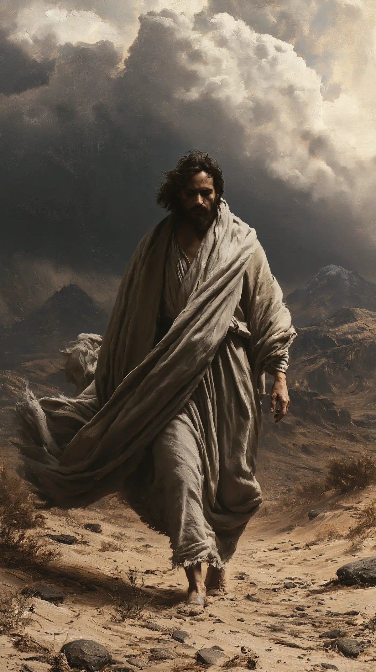 Jesus in the Desert - The Inner Struggle · Portrait n° 4