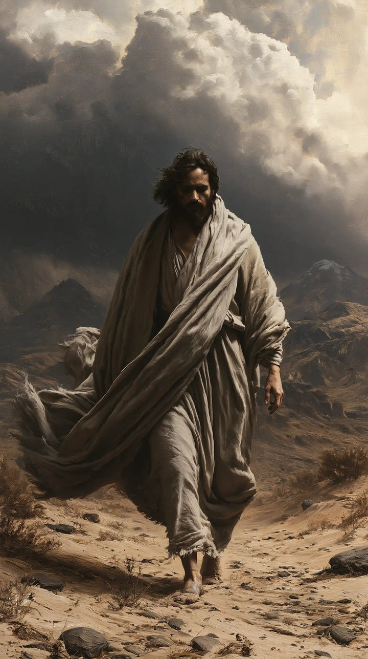 Jesus in the Desert - The Inner Struggle · Portrait n° 4