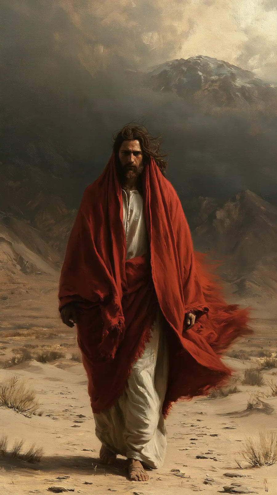 Jesus in the Desert - The Inner Struggle · Portrait n° 15