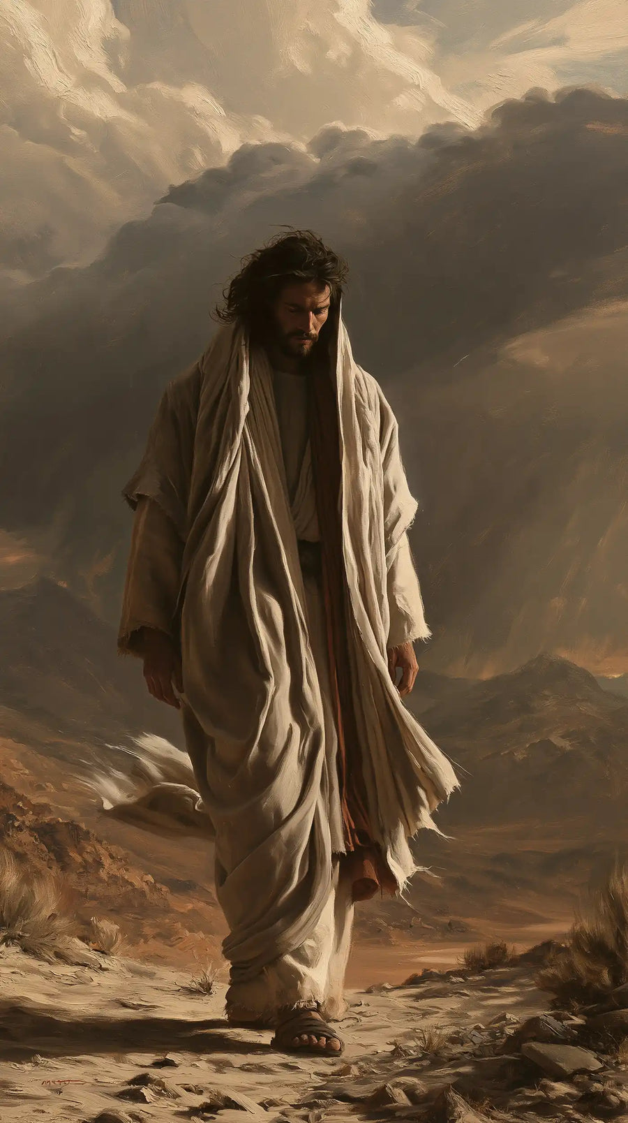 Jesus in the Desert - The Inner Struggle · Portrait n° 23