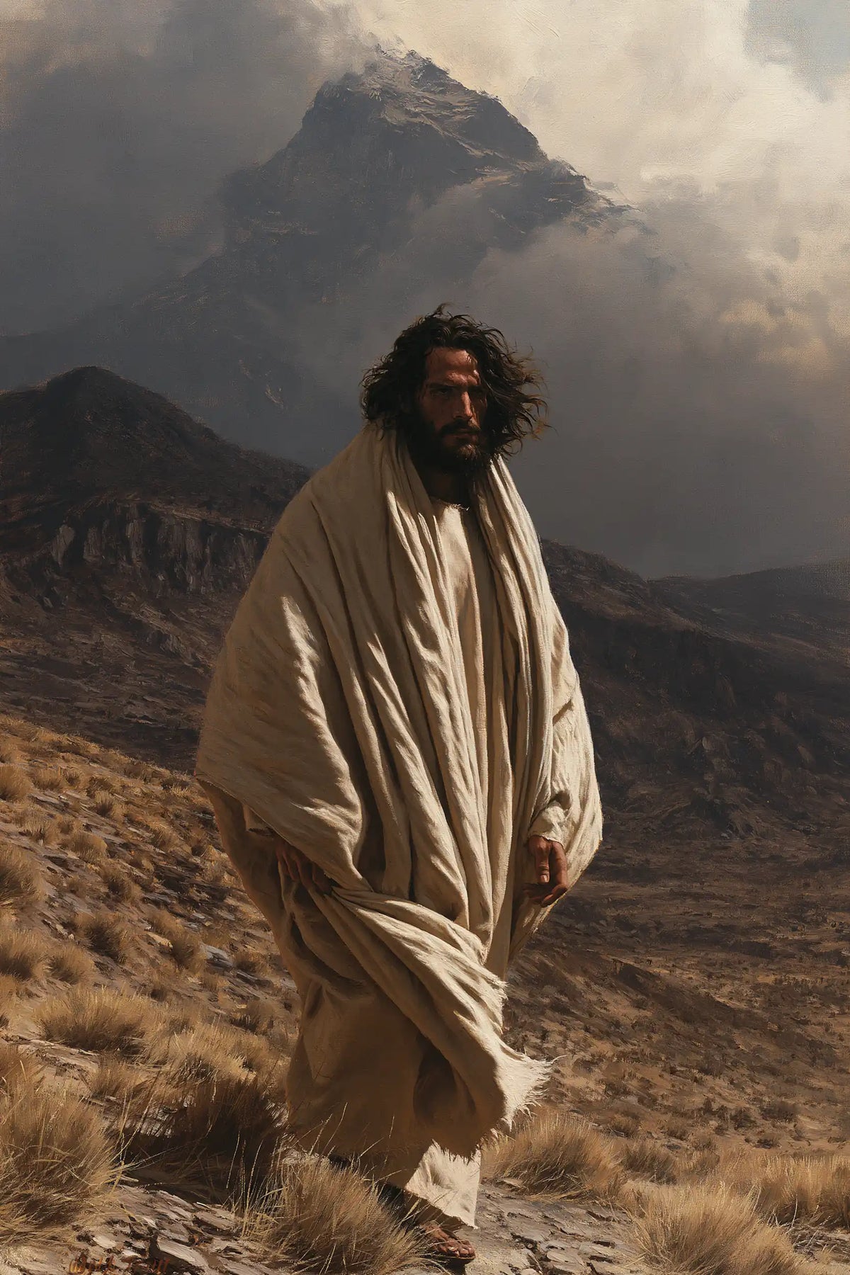 Jesus in the Desert - The Inner Struggle · Portrait n° 29