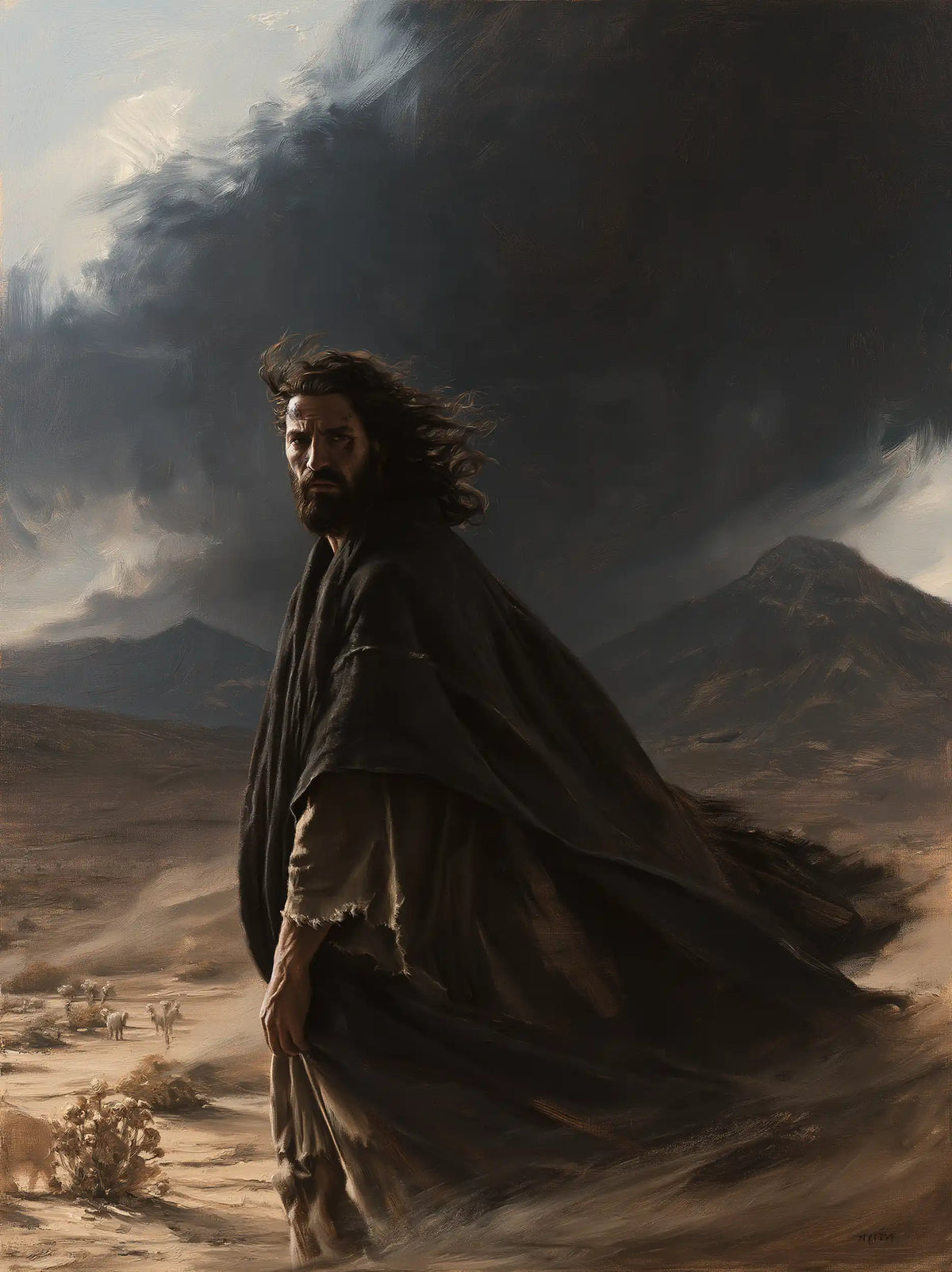 Jesus in the Desert - The Inner Struggle · Portrait n° 34