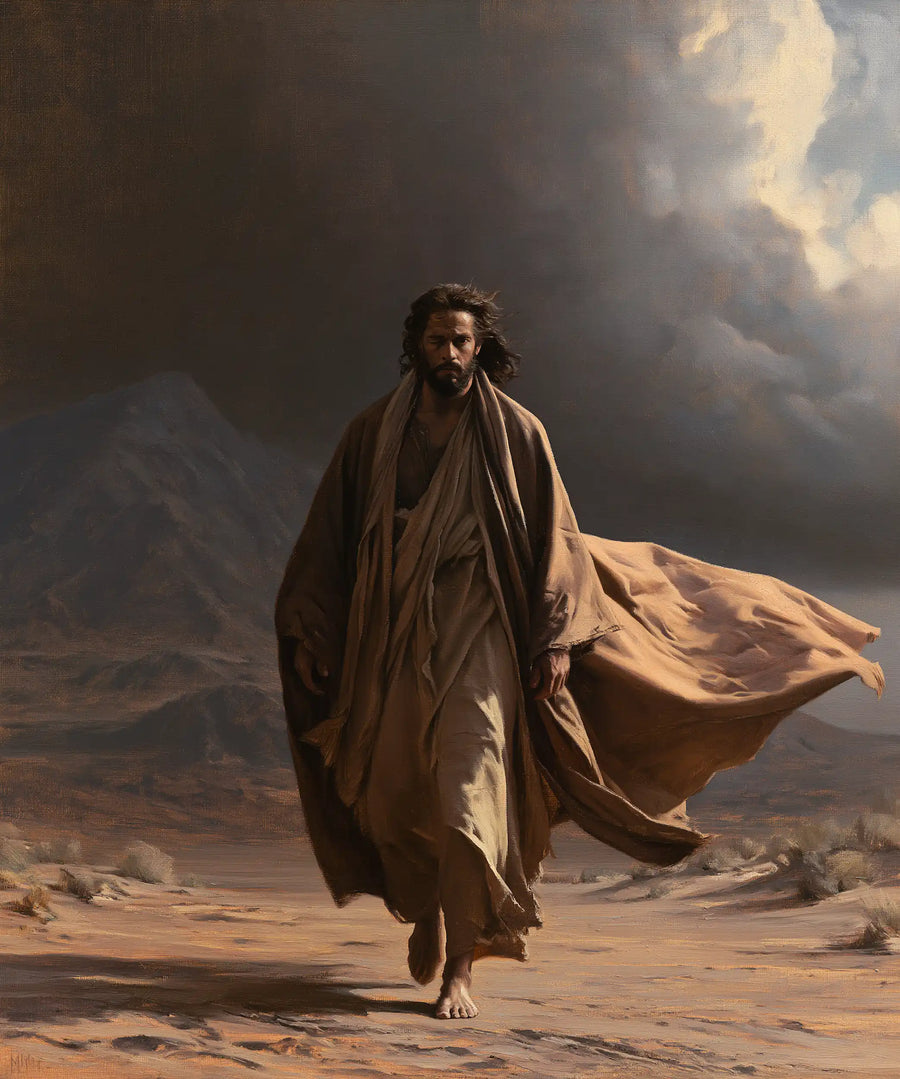 Jesus in the Desert - The Inner Struggle · Portrait n° 39