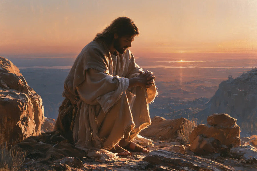 Jesus in the Desert - Jesus in Prayer · Landscape n° 15