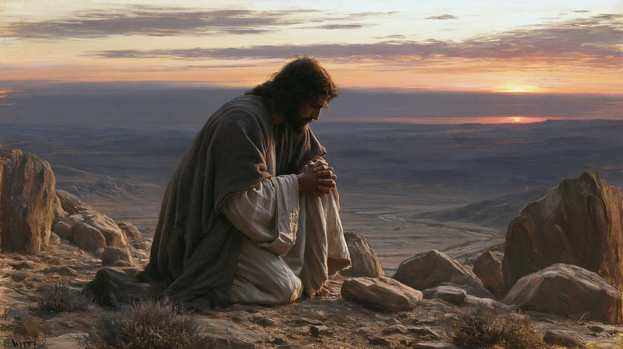 Jesus in the Desert - Jesus in Prayer · Landscape n° 17