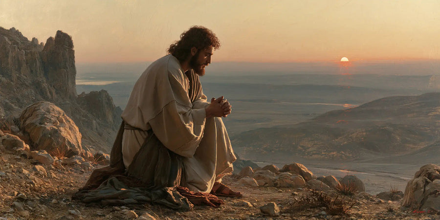 Jesus in the Desert - Jesus in Prayer · Landscape n° 21