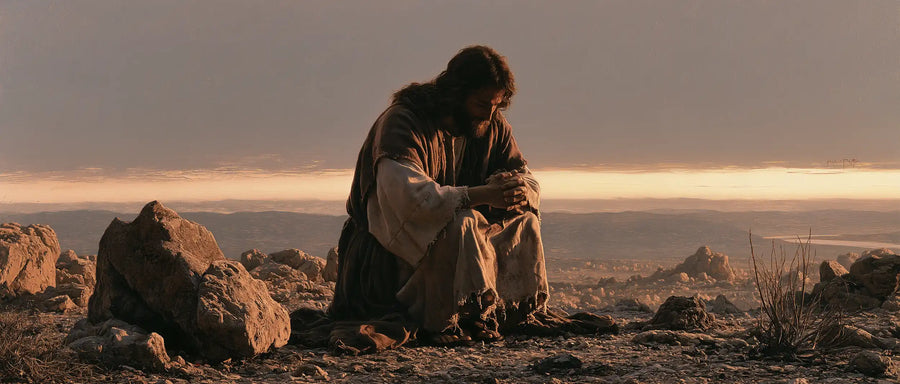 Jesus in the Desert - Jesus in Prayer · Landscape n° 25