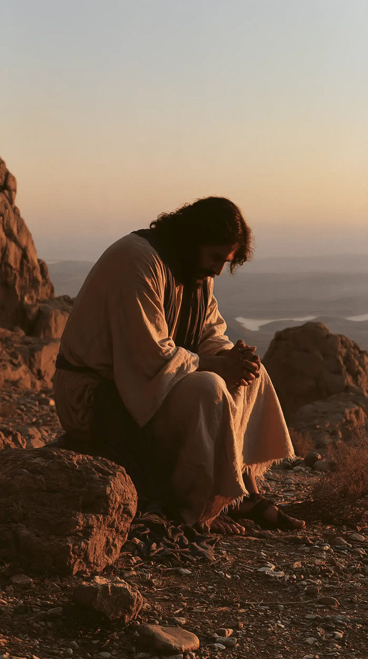 Jesus in the Desert - Jesus in Prayer · Portrait n° 17