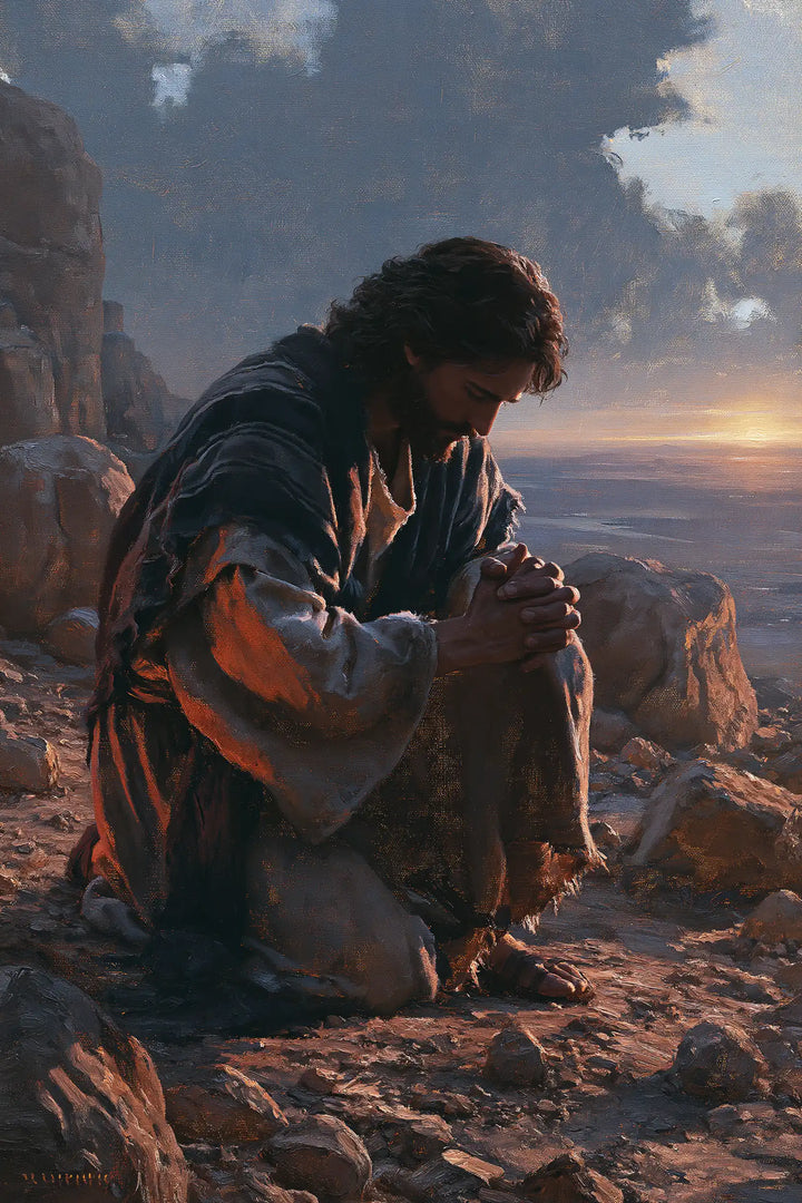 Jesus in the Desert - Jesus in Prayer · Portrait n° 31