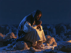 Jesus in the Desert — Contemplation within the Circle of Gold
