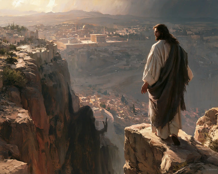 Jesus in the Desert — The Ledge above the Cleft