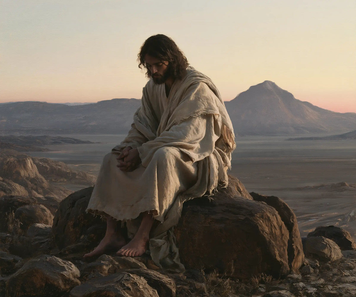Jesus in the Desert - The Silence of the Desert · Landscape n° 2