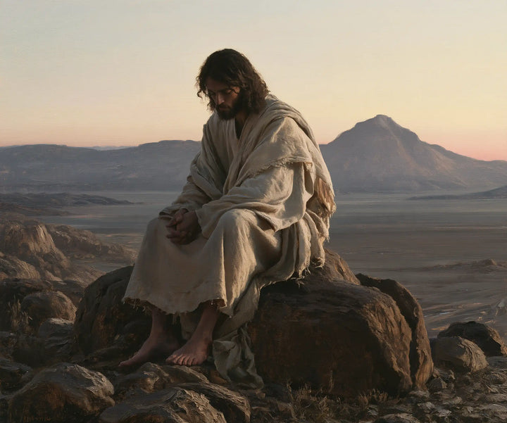 Jesus in the Desert - The Silence of the Desert · Landscape n° 2