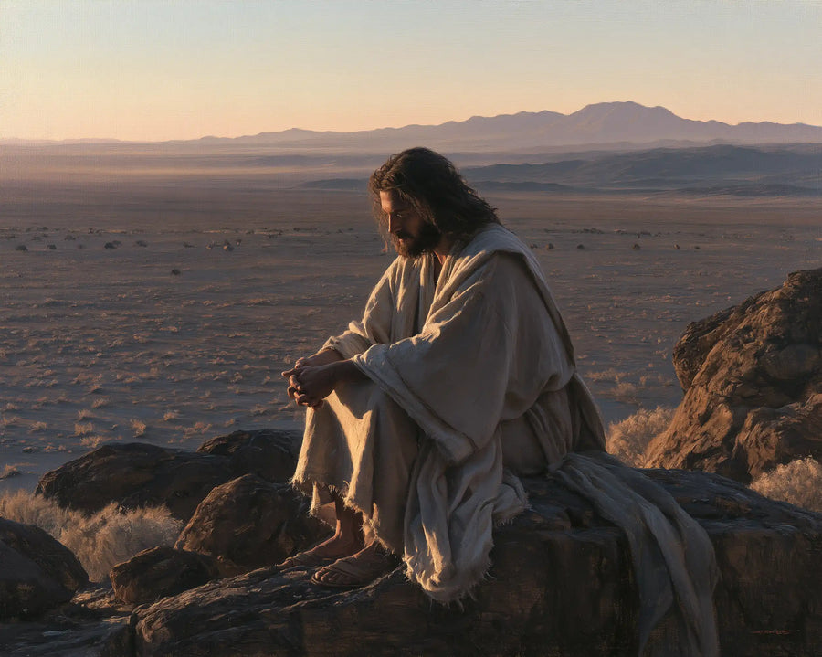 Jesus in the Desert - The Silence of the Desert · Landscape n° 7
