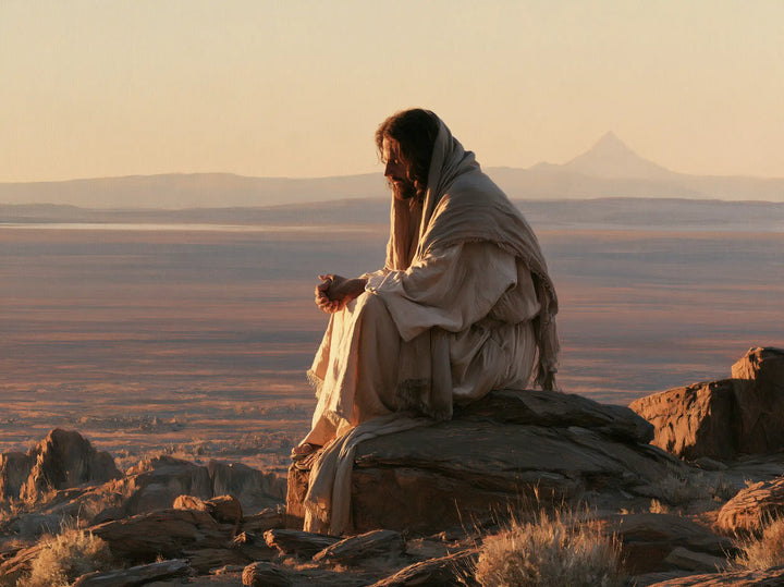 Jesus in the Desert - The Silence of the Desert · Landscape n° 9