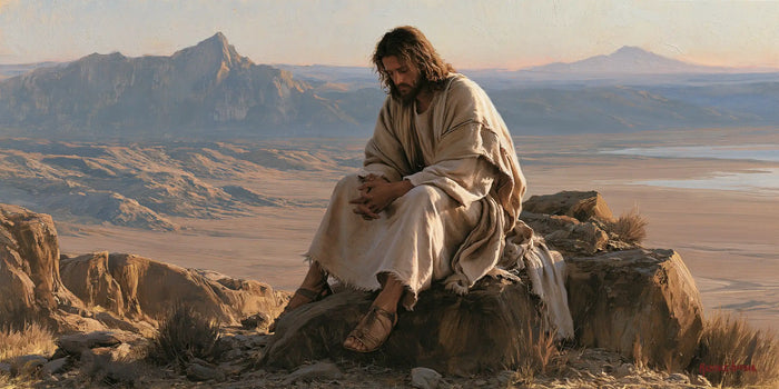 Jesus in the Desert — Rest before the Serrated Ridges